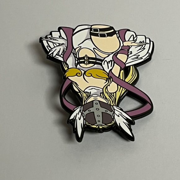 Angewomon Digimon Enamel Pin Big New Card Game Hat Pins Display - Picture 5 of 9